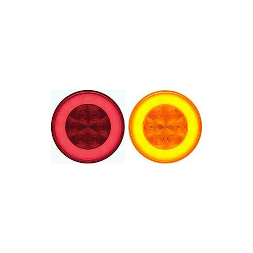 Optronics STL101 Grommet Mount Series LED Stop/Turn/Tail Light Yellow, PL-3 Connection - STL101ABP