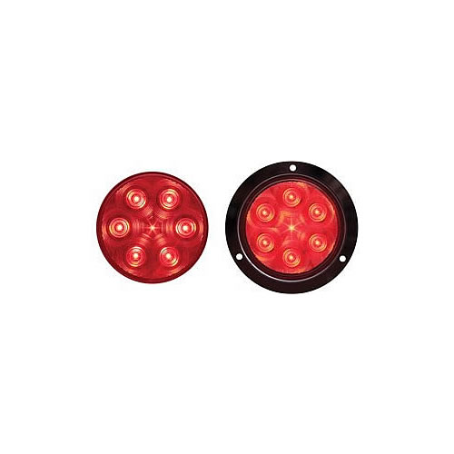 Optronics STL13 Series LED Stop/Turn/Tail Light Red, PL-3 Connection - STL13RBP