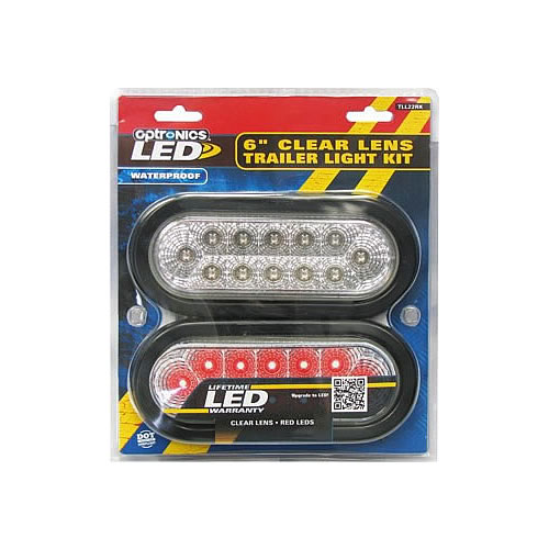 Optronics STL22 Series LED Stop/Turn/Tail Light Red, PL-3 Connection - STL22RBP