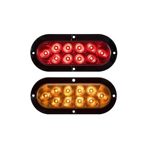 Optronics STL78/88 Series 10 LED Stop/Turn/Tail Light Turn Signal Yellow - STL78ABP