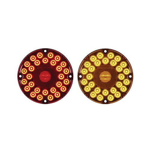 Optronics STL90 Series LED Stop/Turn/Tail Turn Signal Light 12V, Yellow - STL90AB