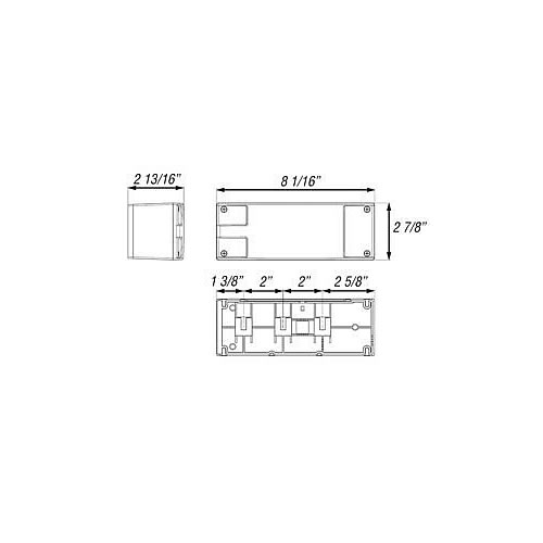 Optronics STL16/17 Series LED Stop/Turn/Tail Light License Plate Bracket - TLL16RK