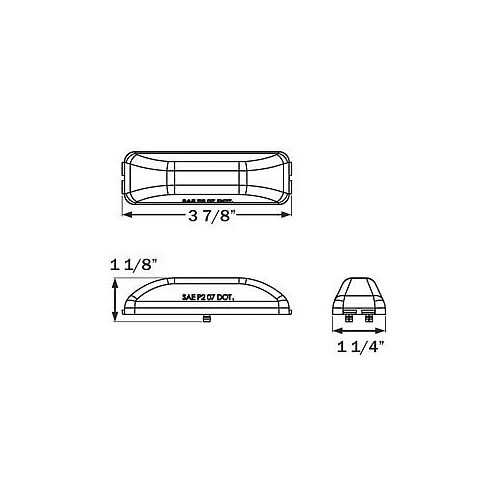 Optronics UCL65 Series LED Interior/Utility Light - UCL65CBP