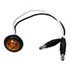 Peterson Led Marker/Clearance, PC-Rated, Round, w/ Two .180 Bullets, 0.75", Amber - 177A-BT2
