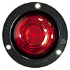 Peterson Single Diode Lumen X 2 Inch Pc-Rated Clearance & Side Marker Light, Red Flange, Poly Bag - 199FR