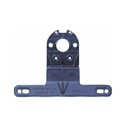 Peterson License Bracket, Universal, Black Plastic, 8.5"x2.75", Bulk Pack - B440-09