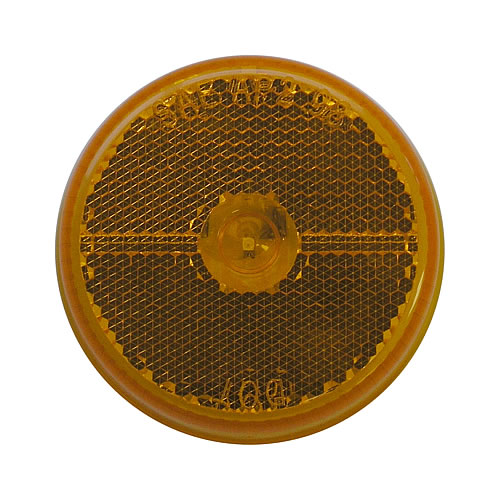 Peterson M173A Piranha 2 1/2" LED Clearance & Side Marker Light with Reflex - Amber