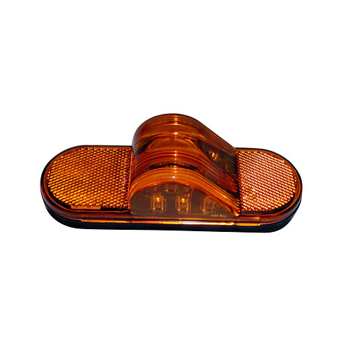Peterson 350 Piranha LED Mid-Turn Oval Amber Light