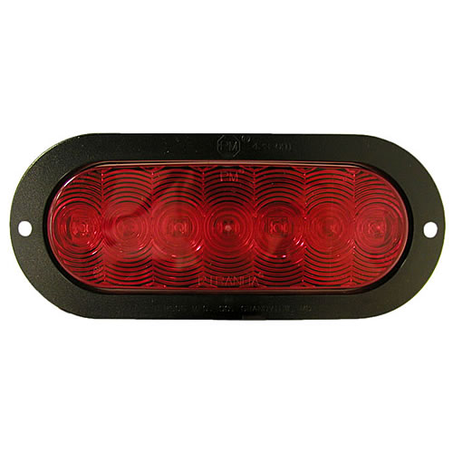 Peterson Red Oval Stop, Turn & Tail Lights M823RTL-7