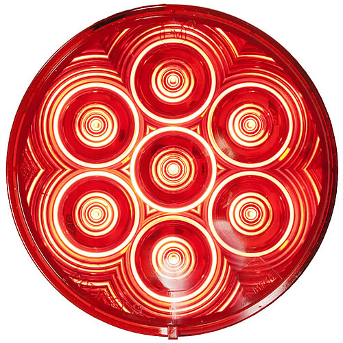 Peterson M817R-7 Piranha LED 4" Stop, Turn & Tail Light - Red