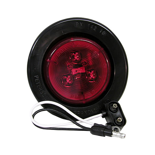 Peterson V162KR Piranha LED 2 1/2" Clearance/Side Marker Light Red Kit