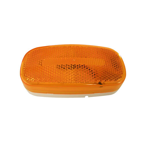 Peterson V180A Piranha LED Oval LED Clearance & Side Marker Light with Reflex Amber