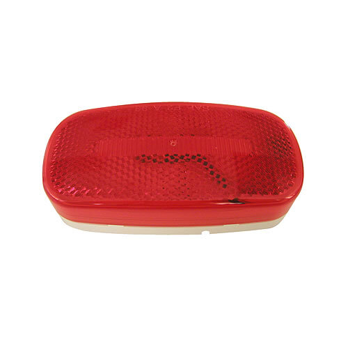 Peterson V180R Piranha LED Oval LED Clearance & Side Marker Light with Reflex Red
