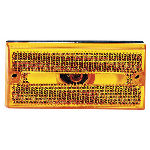 Peterson Amber Rectangular Clearance Side Marker Light V132A