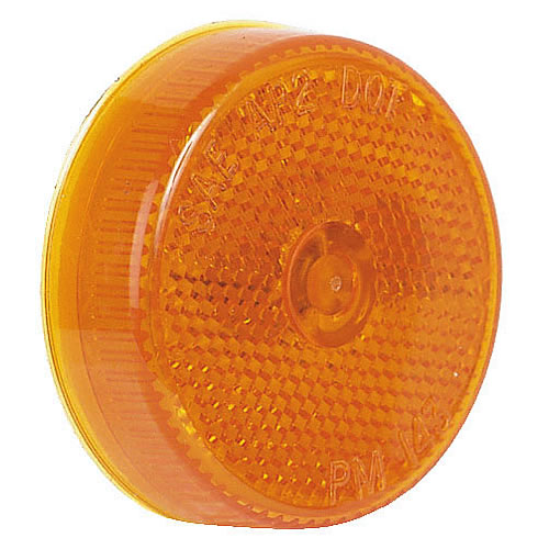 Peterson Amber 2 1/2" Clearance/Side Marker Light W/Reflex M143A