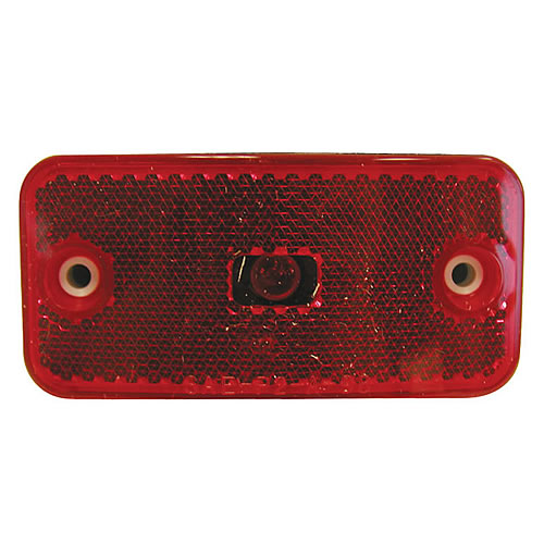 Peterson Red Clearance/ Marker Light With Reflex V2548R
