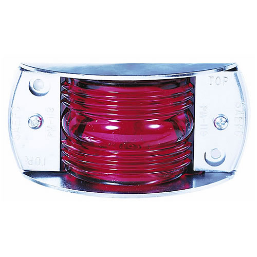 Peterson Red Steel-Armored Clearance & Side Marker Light 119R