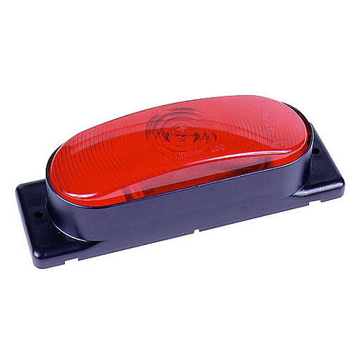 Peterson Red Surface Mt. Oval Stop, Turn, & Tail Light M421HR