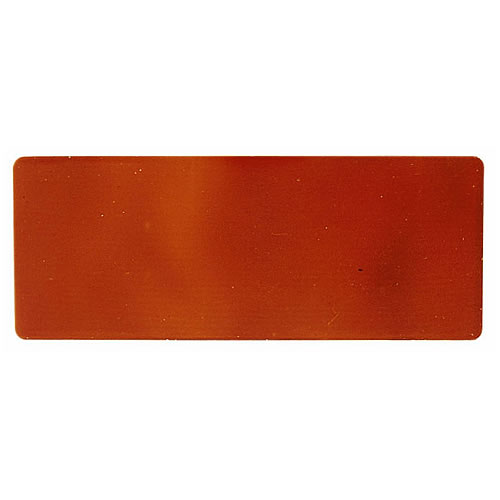 Peterson Amber Reflector, Rectangular, 4.31" x 1.69", Bulk Pack - B491A