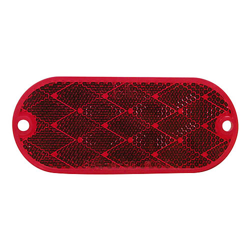 Peterson Red Oblong Quick-Mount Reflector - V480R