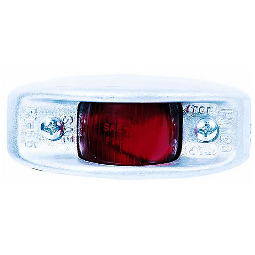 Peterson Red Cast-Aluminum Clearance & Side Marker Light 123R
