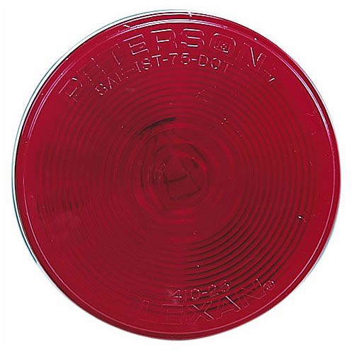 Peterson Red Round 4" Stop, Turn, & Tail Light V426R