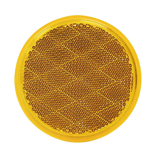 Peterson Amber Round Quick-Mount Reflector B475A