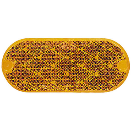 Peterson Amber Oblong Quick-Mount Reflector B480A