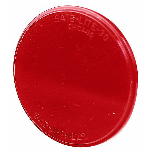 Peterson Red Round Quick-Mount Reflector B475R