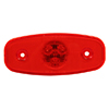 Peterson LED Marker/Clearance P2 Oval 4.75" x 2", Red 133R