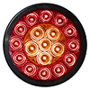 Peterson LED Stop/Turn/Tail Light Round Ece Stud Mount 4" Multi-volt - 2219A-R