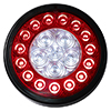 Peterson LED Rear Fog & Reverse Light Round Ece Stud Mount 4" Multi-volt - 2219F-C