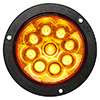 Peterson Led Front Park Turn Round 9 Diode Amp Housing Flange Mount 4" Amp Housing 818A-9