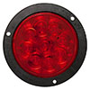 Peterson LED Stop/Turn/Tail Round 9 Diode Amp Housing Flange Mount, 4" 818R-9