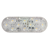 Peterson Led Back-Up Light Oval Amp, Grommet Mount, 6.5" X 2.25" - 820C-10