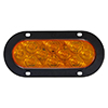 Peterson Led Front Park Turn Oval 10 Diode Amp Housing Flange Mount, 6.5" X 2.25" - 823A-10