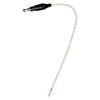 Peterson Lead Wire, White With .180 Male, 7.5" - B176-493