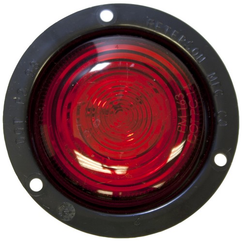 Peterson M197FR 197 LumenX 2-1/2" PC-Rated LED Clearance & Side Marker Lights 2-1/2" Red LED Clearance/ Side Marker, F