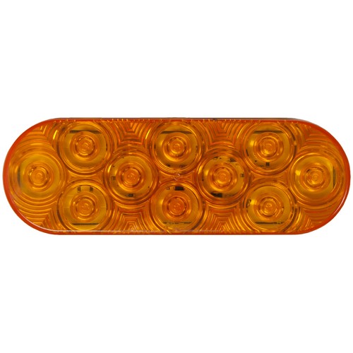 Peterson M821A-10 821A-10/822A-10 LumenX LED Oval Front and Rear Turn Signal Grommet Mount