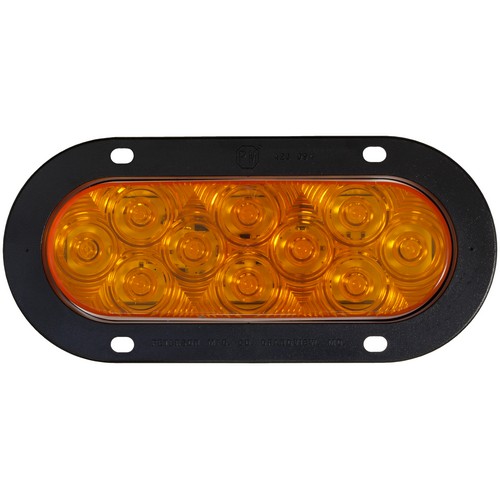 Peterson M822A-10 821A-10/822A-10 LumenX LED Oval Front and Rear Turn Signal Flange Mount