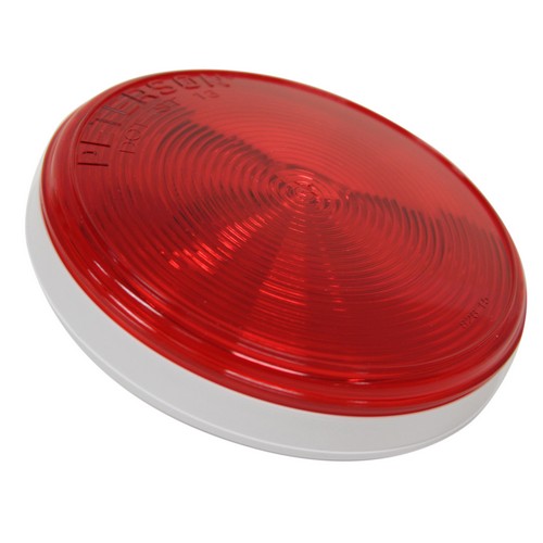 Peterson M826R 824/826 Single Diode LED 4" Round Stop, Turn & Tail Light Red, Grommet Mount