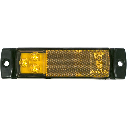 Peterson P1203A 1203 ECE & DOT Compliant Marker & Outline Lights w/Integral Reflex Amber