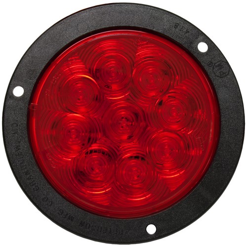 Peterson 818SR-9 817S-9/818S-9 LumenX LED Round Class 1 Strobing Lights Red Flange Mount