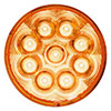 Peterson LED Strobe & Rear Turn Signal, Round 4", Multi-Volt, 4-Light Kit, Amber - 867KA