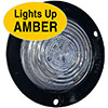 Peterson LED Marker/Clearance PC Round Amp With Flange 2.5" M207FCA - 50-pack