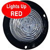 Peterson LED Marker/Clearance PC Round Clear Lens Amp With Flange 2.5" M207FCR 50-pack