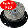 Peterson LED Marker/Clearance PC Round Clear Lens Amp With Sm Flange 2.5" - M207SCR 50-pack