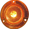 Peterson LED Marker/Clearance P2 Round Reflex Flange Hard Wired 2" - M4892FA