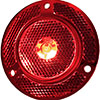 Peterson LED Marker/Clearance P2 Round Reflex Flange Hard Wired 2" - M4892FR