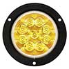 Peterson LED S/T/T Round 9 Dio Clear Lens Amp Hsg Flange Mnt 4"Mv - M818CA-9